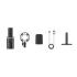 BOYA CastMic S60 USB & XLR RGB Dynamic Microphone, RGB & sound-reactive lighting for an immersive vibe, One-knob control for gain, volume, mix, and noise cancel - Black